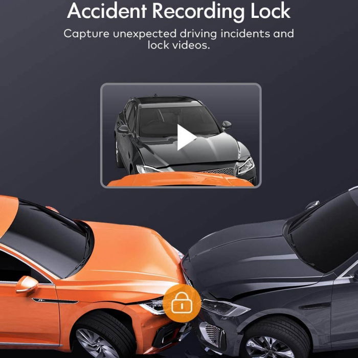 Camera auto DVR Dubla Apeman C550, Full HD, Bord si Spate, Detector miscare, Mod parcare, Filmare in bucla [5]