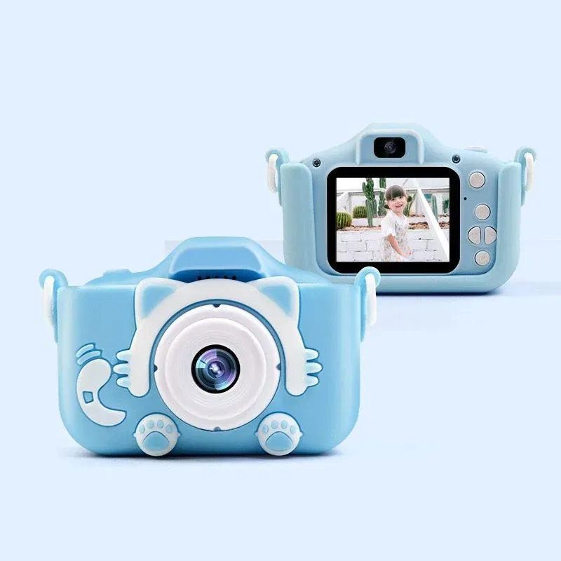 Camera foto pentru copii Smart Fun Albastru, 96 MP, Ecran 2.0 inch, 64 GB SD, 1080P HD [6]