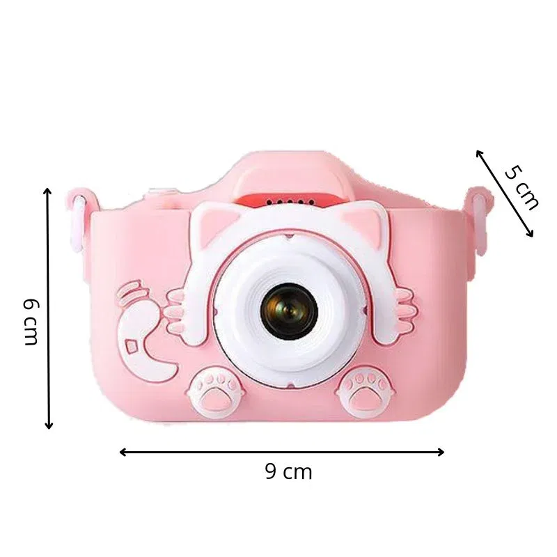 Camera foto pentru copii Smart Fun Roz, 96 MP, Ecran 2.0 inch, 64 GB SD, 1080P HD [5]