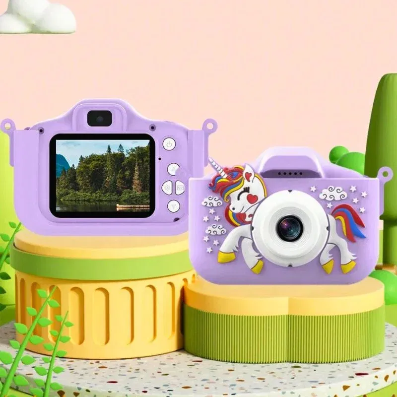 Camera foto pentru copii Smart Fun Unicorn, 96 MP, Ecran 2.0 inch, 64 GB SD, 1080P HD [2]