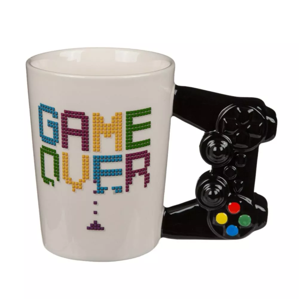 Cana amuzanta Game Over cu toarta consola [2]