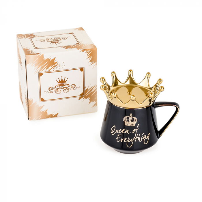 Cana cadou cu Coroana Queen of everything [7]