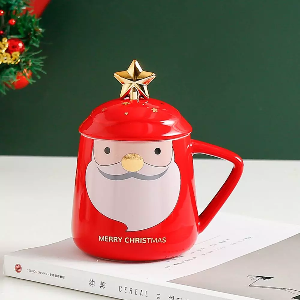 Cana cadou cu lingurita Craciuneste fericit, 450 ml [1]