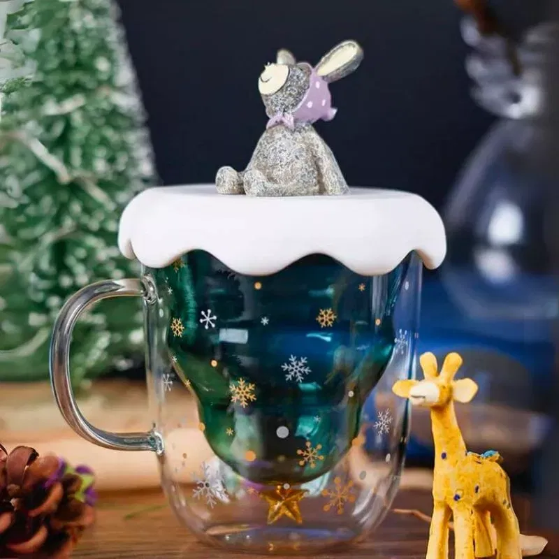 Cana cadou de Craciun cu pereti dubli si capac - Oh-Brad-frumos [11]