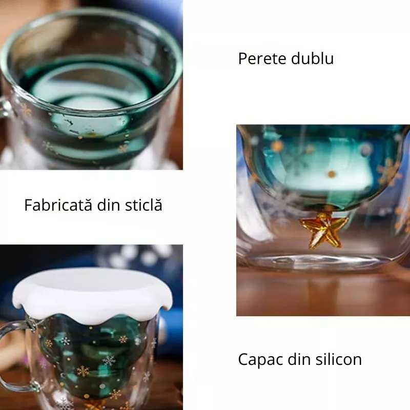 Cana cadou de Craciun cu pereti dubli si capac - Oh-Brad-frumos [23]