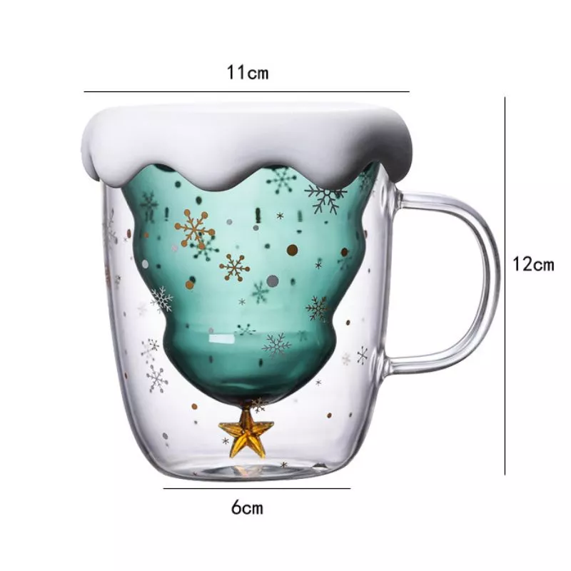 Cana cadou de Craciun cu pereti dubli si capac - Oh-Brad-frumos [24]