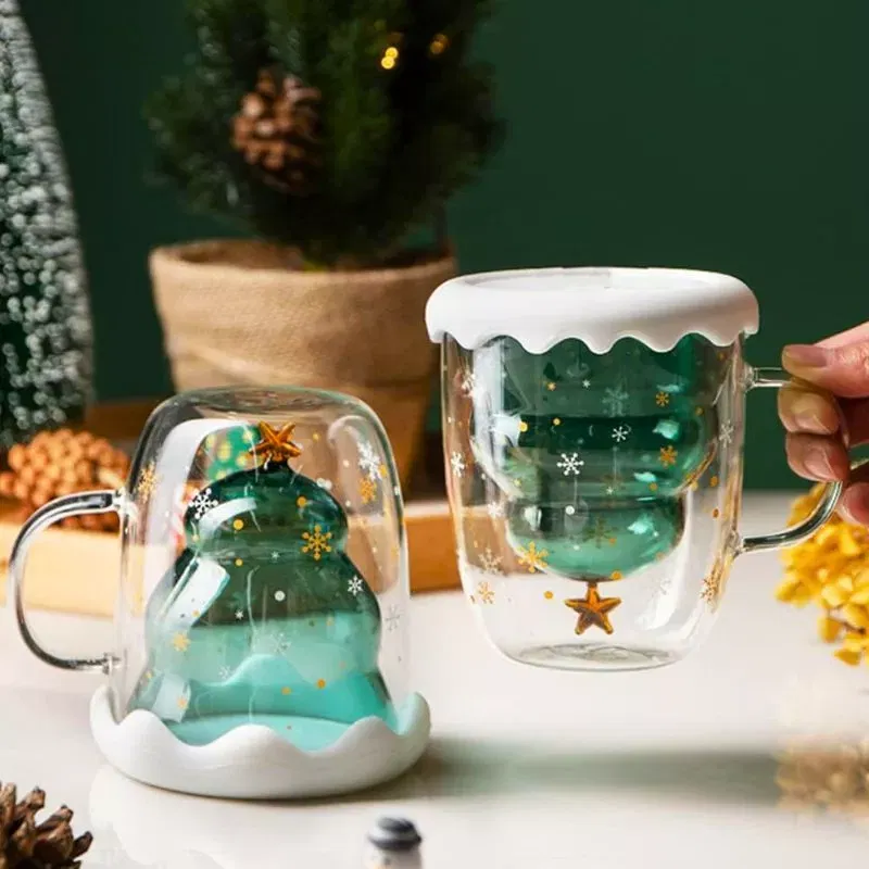 Cana cadou de Craciun cu pereti dubli si capac - Oh-Brad-frumos [8]