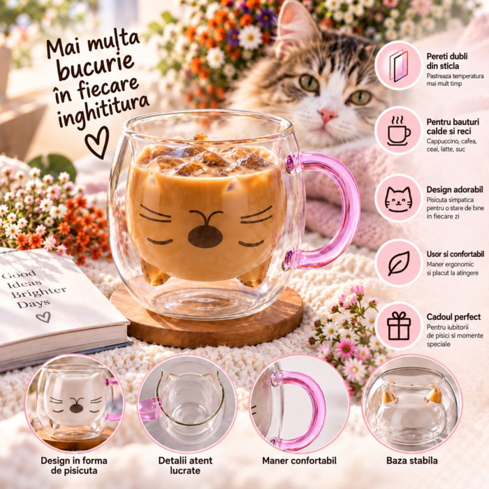 Cana Premium cu Pisicuta si Pereti Dubli [8]