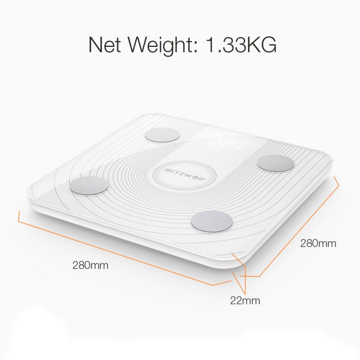 Cantar corporal Smart BlitzWolf Body Fat [5]