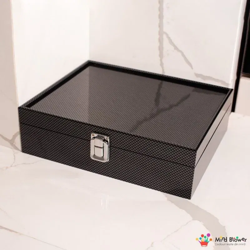 Caseta cu accesorii de vin Premium Silver Classic Design 9 piese [7]