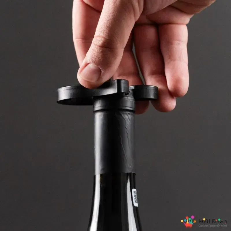 Caseta cu accesorii de vin Premium Silver Classic Design 9 piese [3]