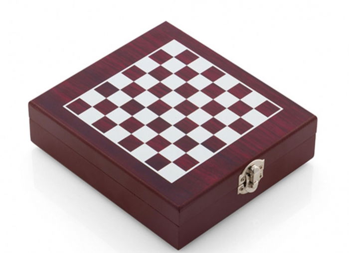 Caseta Deluxe de sah si set accesorii vin [7]