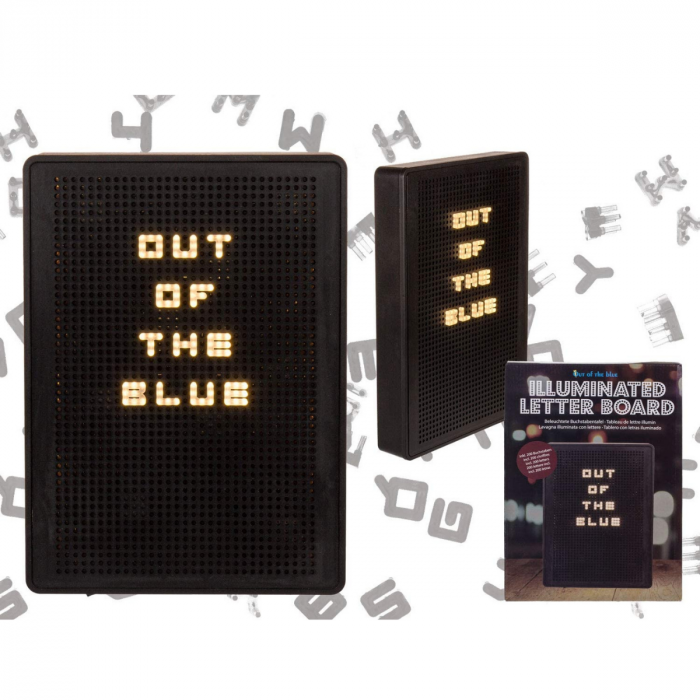 Caseta luminoasa cu litere, 21 x 29 cm [3]