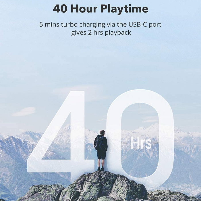 Casti audio TaoTronics cu bas puternic si true wireless, Bluetooth 5.0, Active Noise canceling [4]