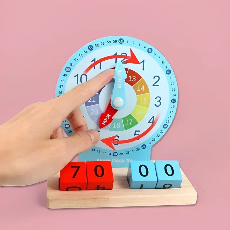 Ceas Invata Ceasul Jucarie EducaÈ›ionala Montessori pentru Copii [3]