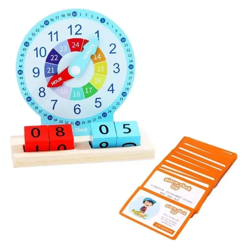 Ceas Invata Ceasul Jucarie EducaÈ›ionala Montessori pentru Copii [11]