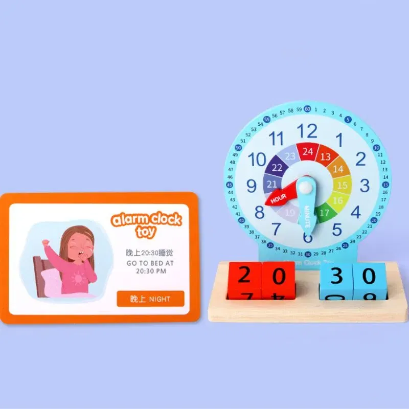 Ceas Invata Ceasul Jucarie EducaÈ›ionala Montessori pentru Copii [8]