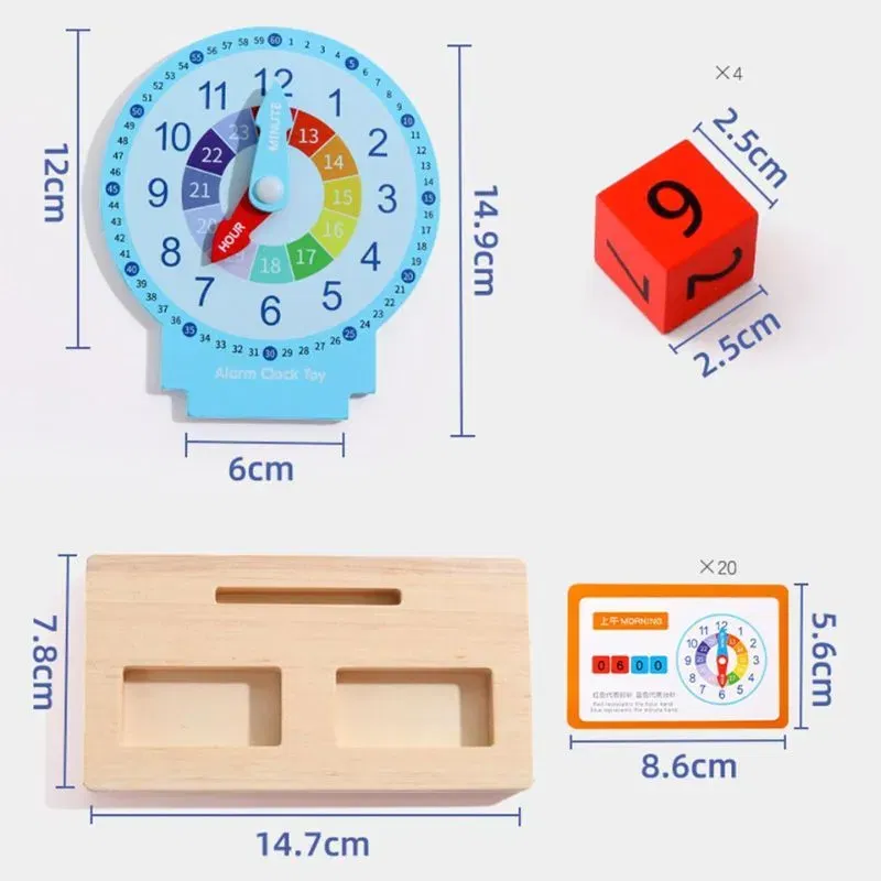 Ceas Invata Ceasul Jucarie EducaÈ›ionala Montessori pentru Copii [9]