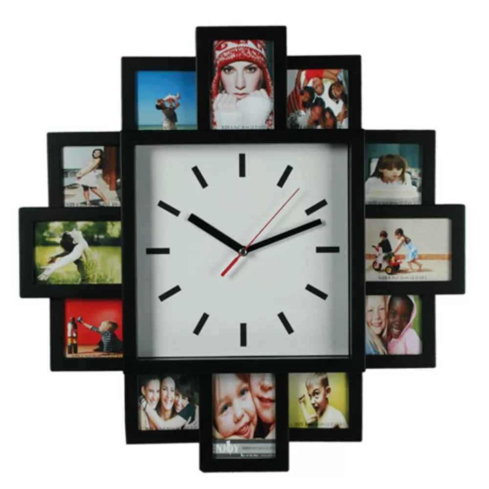 Ceas de perete cu 12 rame foto Amintiri insirate in timp [5]