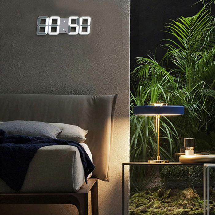 Ceas de perete digital cu termometru si data [1]