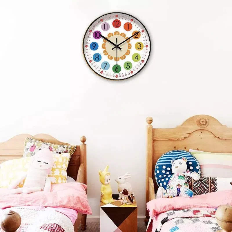 Ceas de perete pentru copii Tic Tac Colours [8]