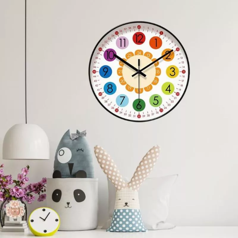 Ceas de perete pentru copii Tic Tac Colours [4]