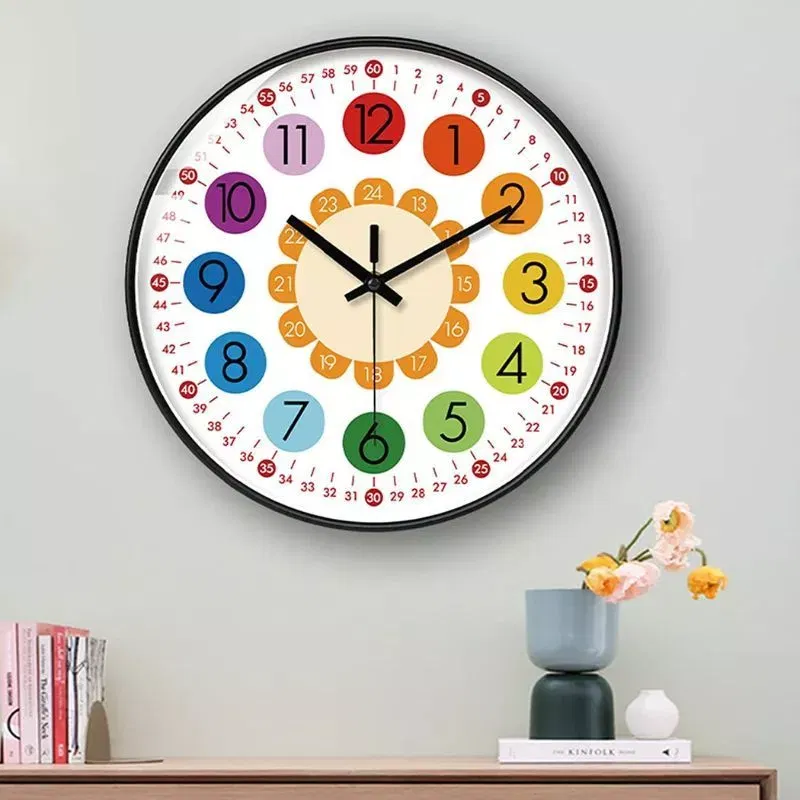 Ceas de perete pentru copii Tic Tac Colours [5]