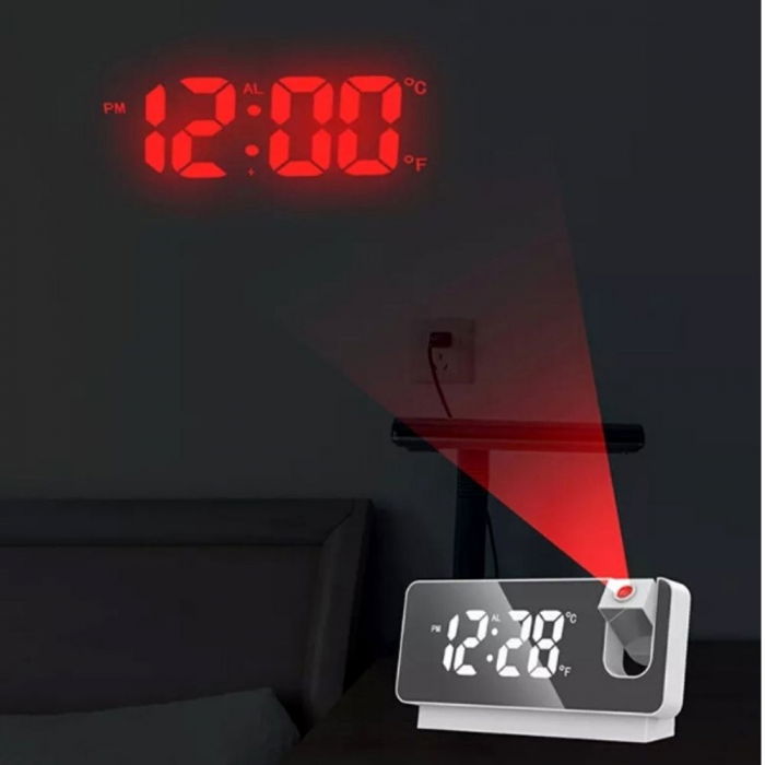 Ceas desteptator SuperSmart cu proiector pe tavan [2]