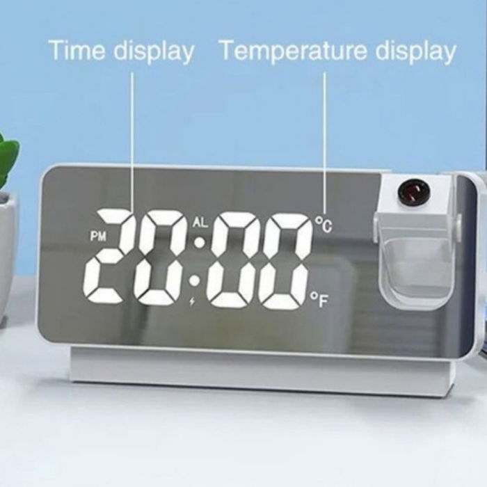 Ceas desteptator SuperSmart cu proiector pe tavan [9]