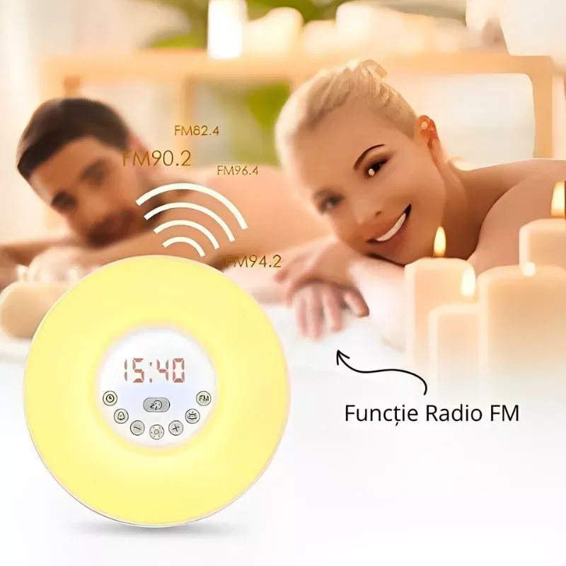 Ceas DESTEPTator Zori de zi cu lumina si radio [11]