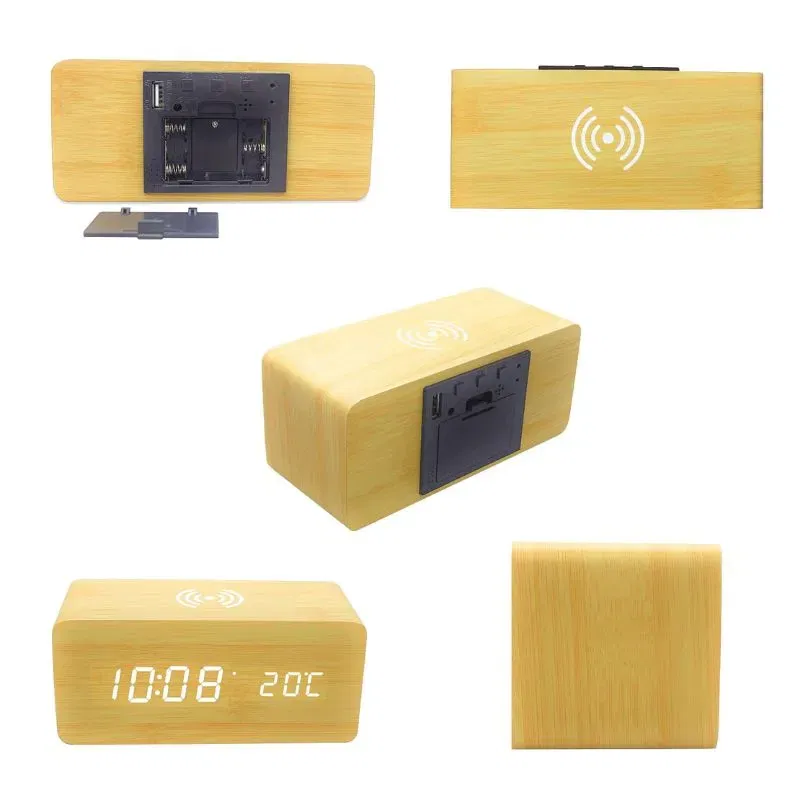 Ceas LED cu incarcare wireless [6]