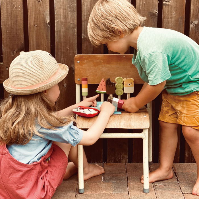 Cititor de carduri jucarie din lemn premium, 21 piese [4]