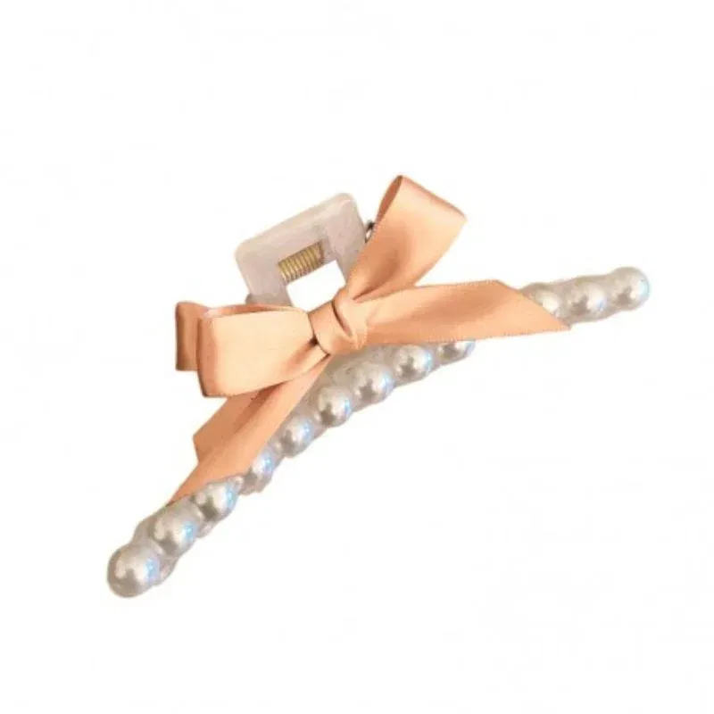 Clama de Par cu Perle Decorative si Funda Chic [2]