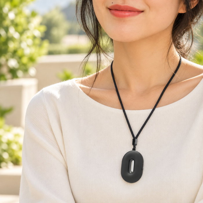 Colier Purificator Aer Fresh air Negru [1]