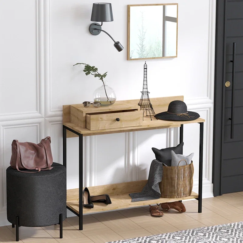 Comoda Jan, stejar safir, 100 cm, oglinda inclusa, design modern [1]