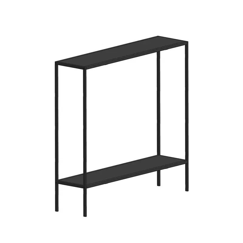 Comoda Kuba neagra, structura metalica, design modern [5]