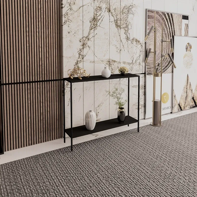 Comoda Kuba neagra, structura metalica, design modern [3]