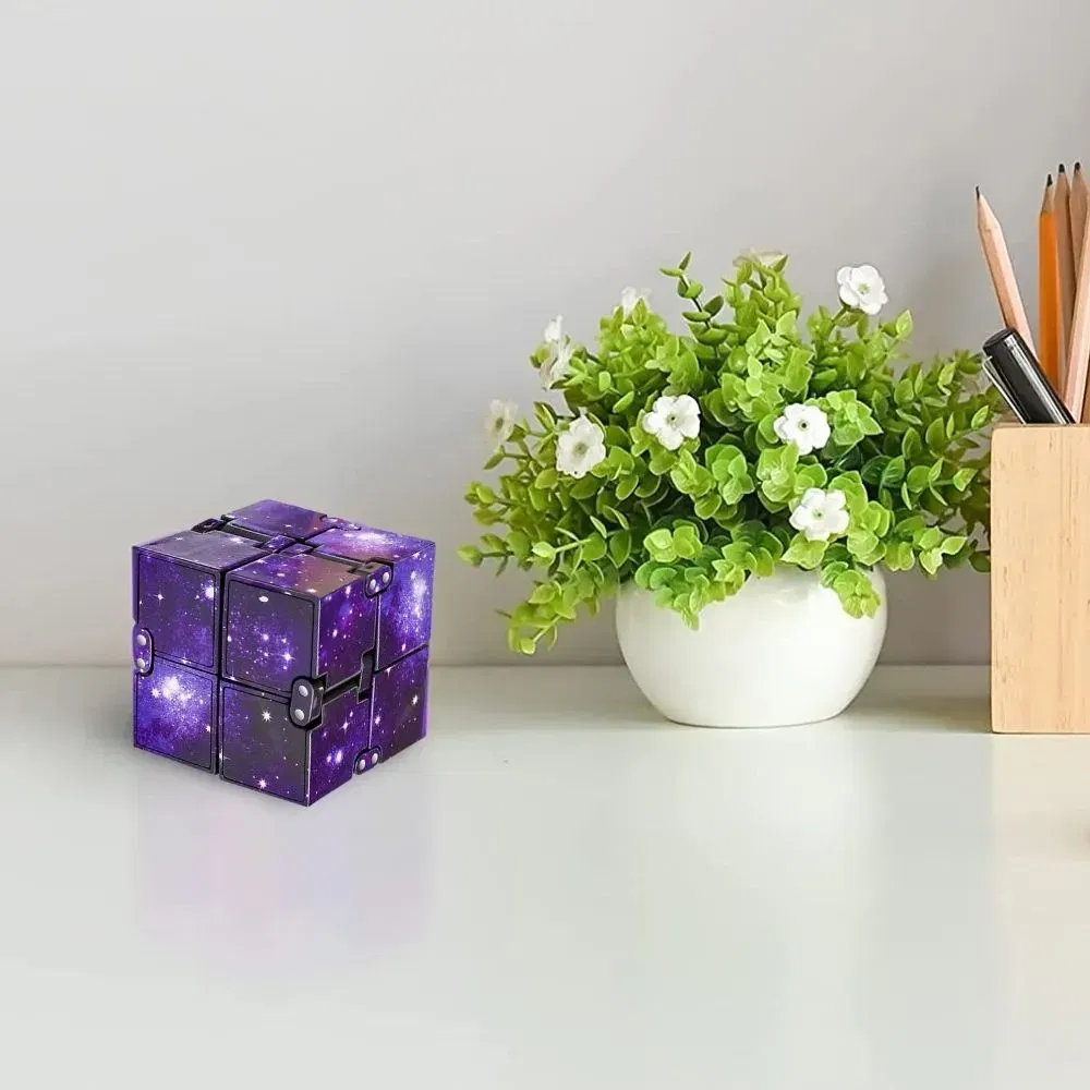 Cubul Magic Infinite Galaxii puzzle 3D unic [3]