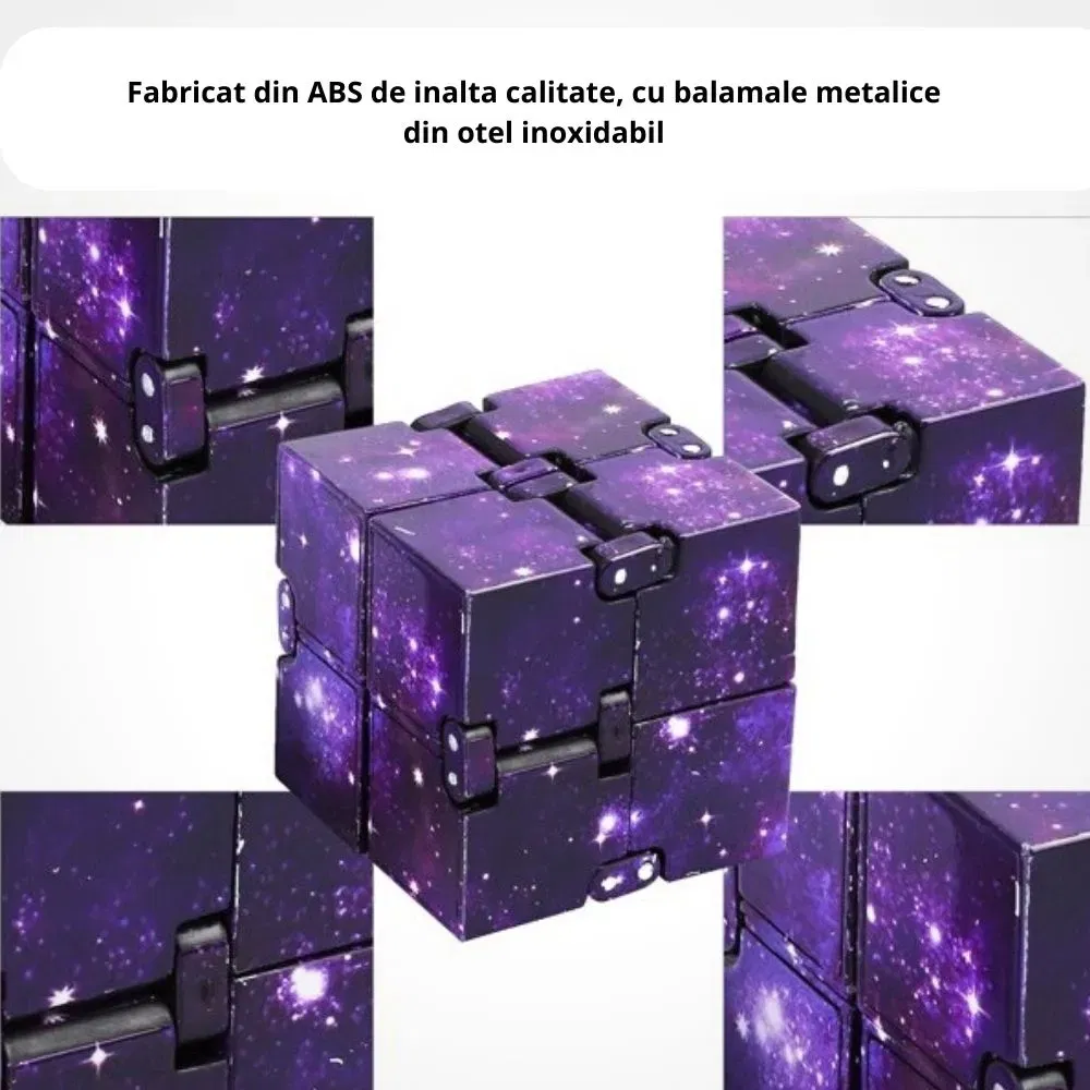 Cubul Magic Infinite Galaxii puzzle 3D unic [6]