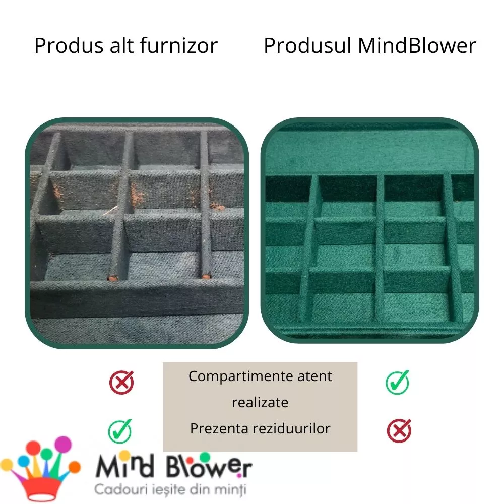 Cutie bijuterii, cu cheita, Verde smarald [19]