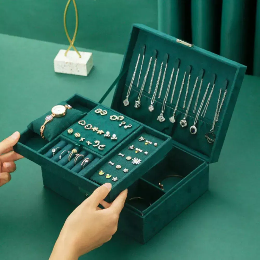 Cutie bijuterii verde, 23x17x8.5cm, Attractive [11]