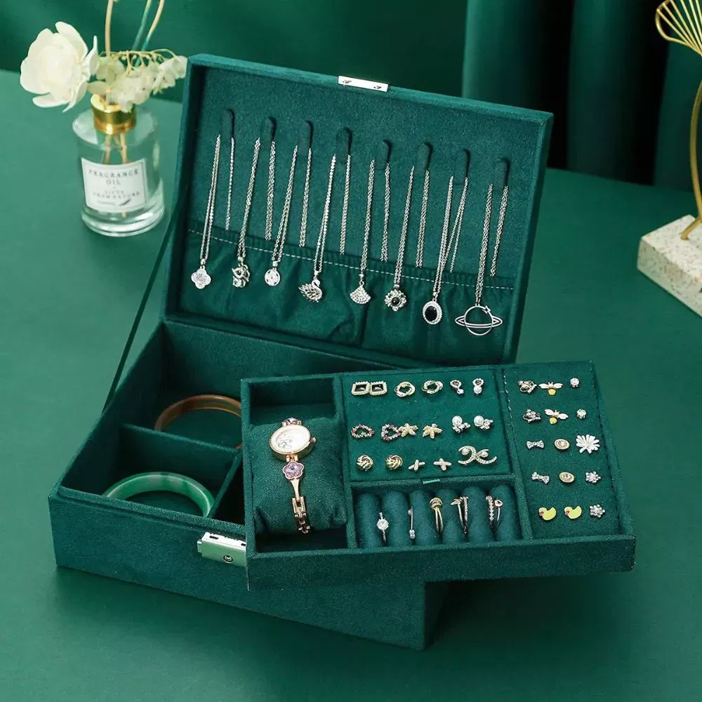 Cutie bijuterii verde, 23x17x8.5cm, Attractive [3]