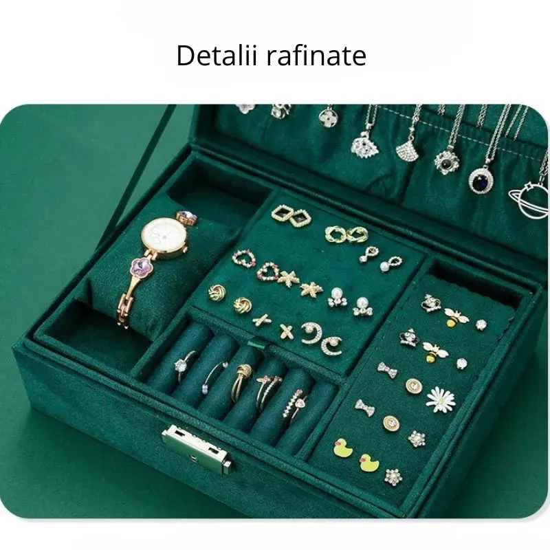 Cutie bijuterii verde, 23x17x8.5cm, Attractive [14]