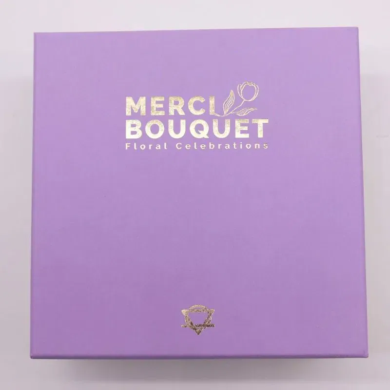 Cutie Cadou cu Flori de Sapun Purple [4]