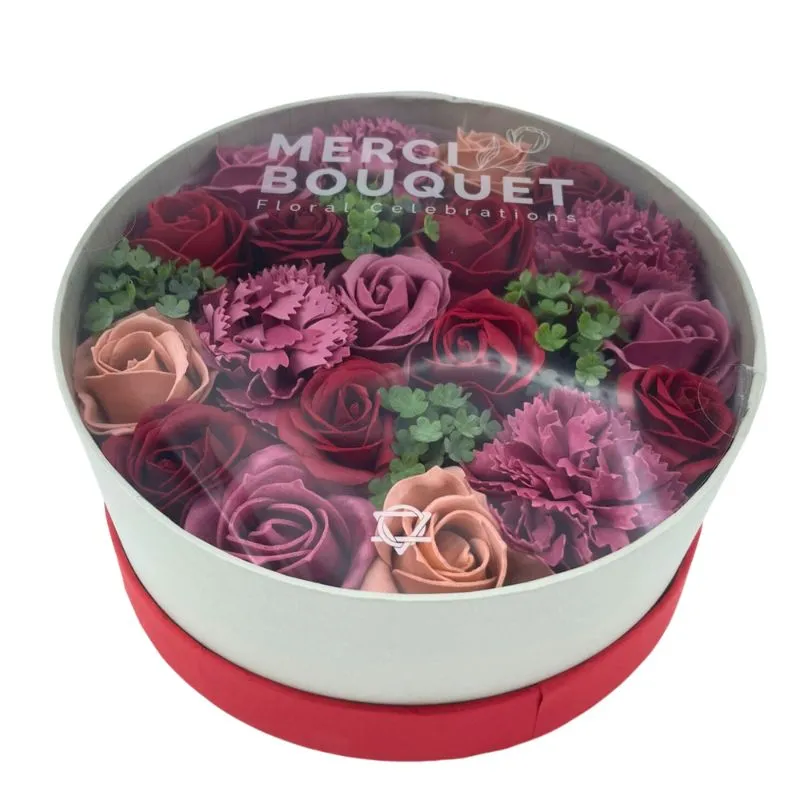 Cutie Cadou cu Flori de Sapun Vintage Roses [7]