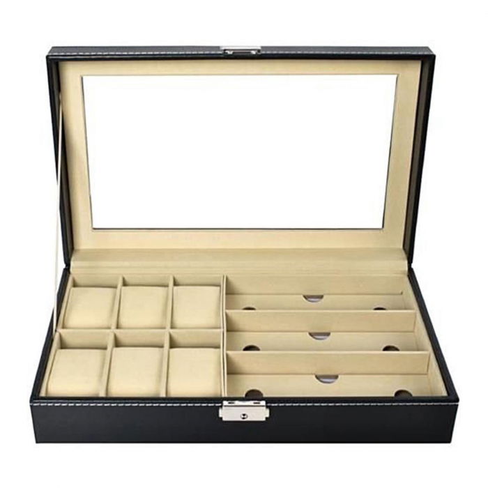 Cutie ceasuri, bijuterii si ochelari, cheita inclusa [2]