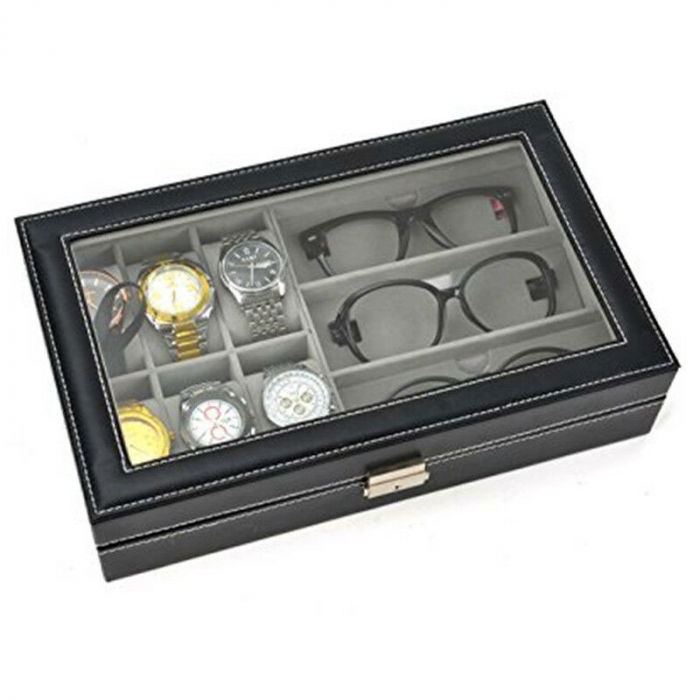 Cutie ceasuri, bijuterii si ochelari, cheita inclusa [5]