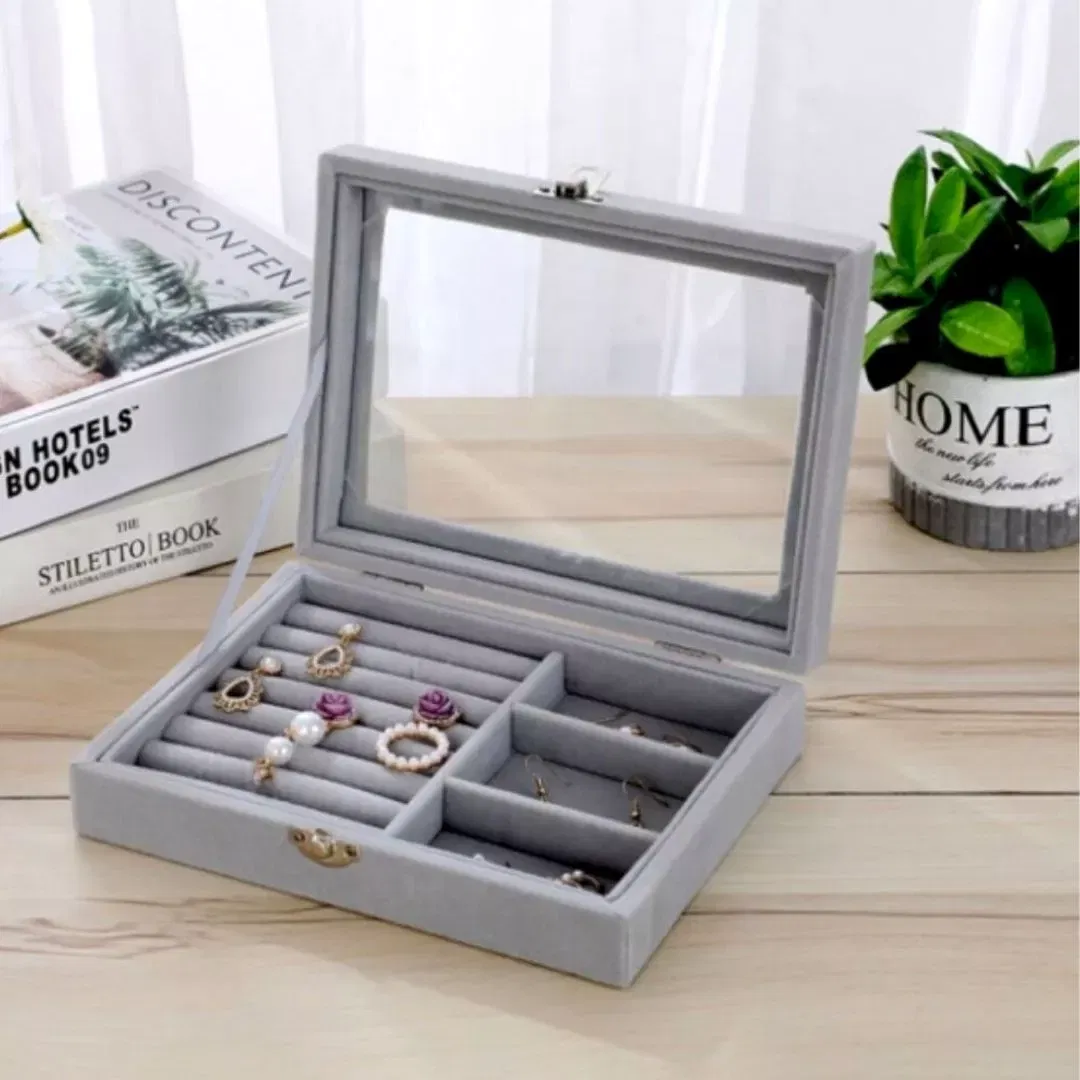 Cutie de bijuterii, Grey, 20x15x4.8cm, My love [1]