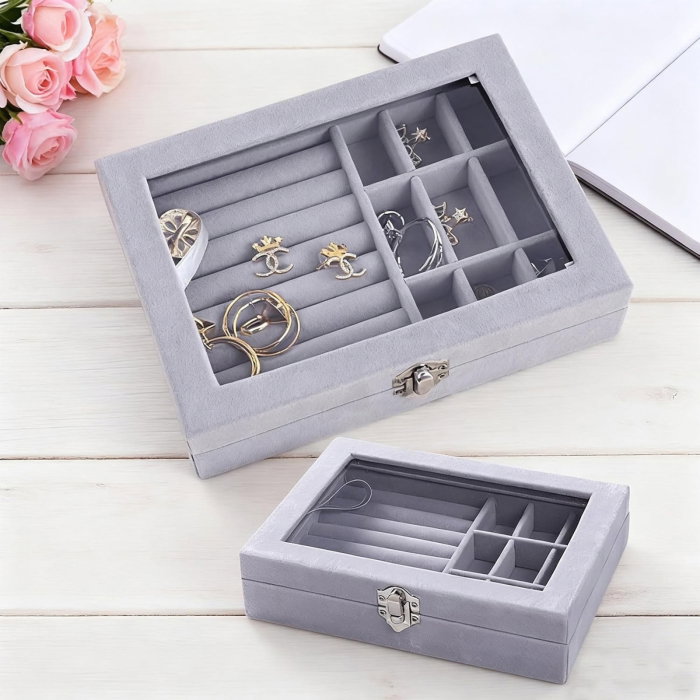 Cutie de bijuterii, Grey, 20x15x4.8cm, My love [13]