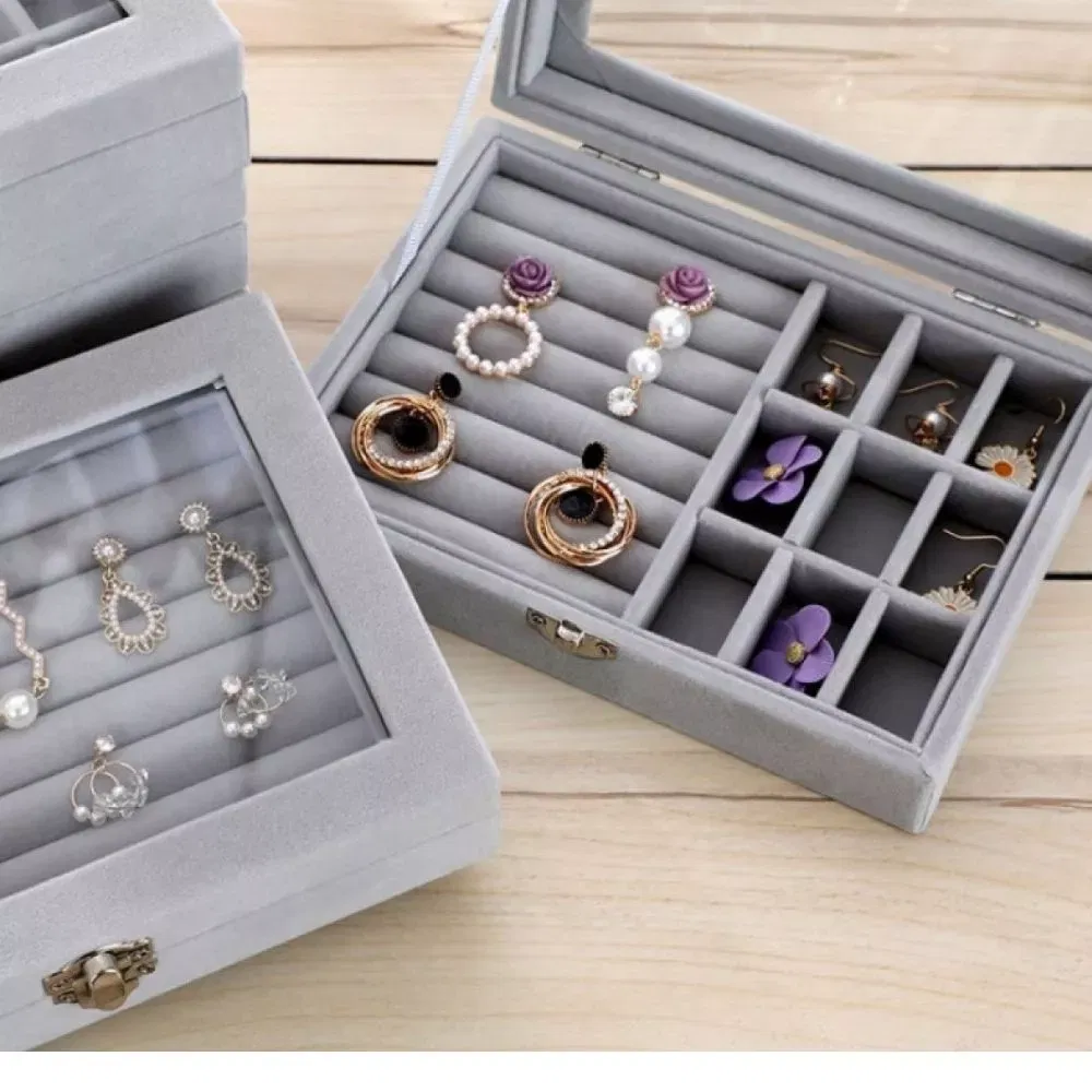 Cutie de bijuterii, Grey, 20x15x4.8cm, My love [3]